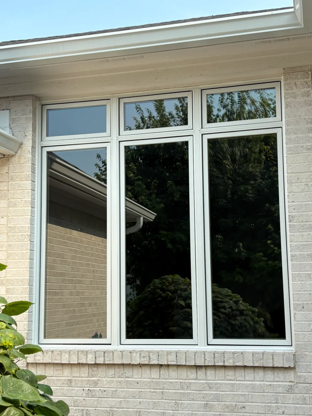 Storm-damaged window documented in Greentown